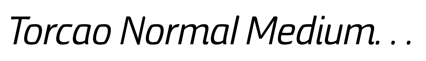 Torcao Normal Medium Italic